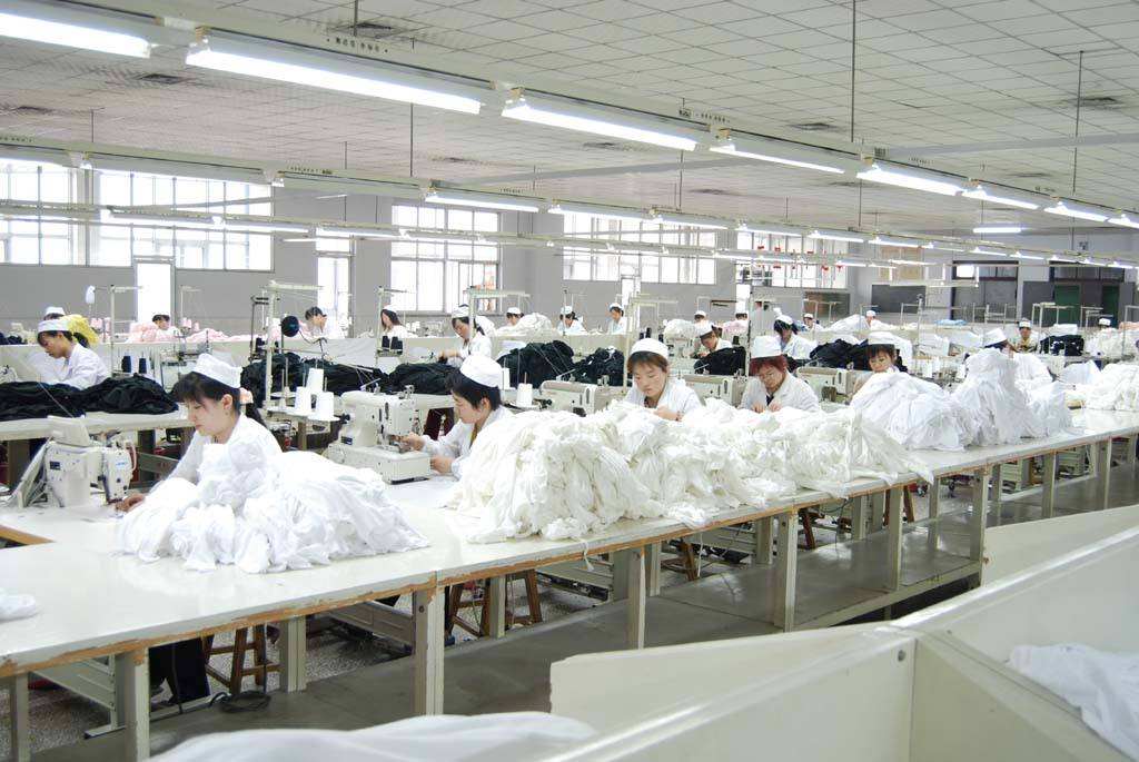 工服定制的工期工廠車間